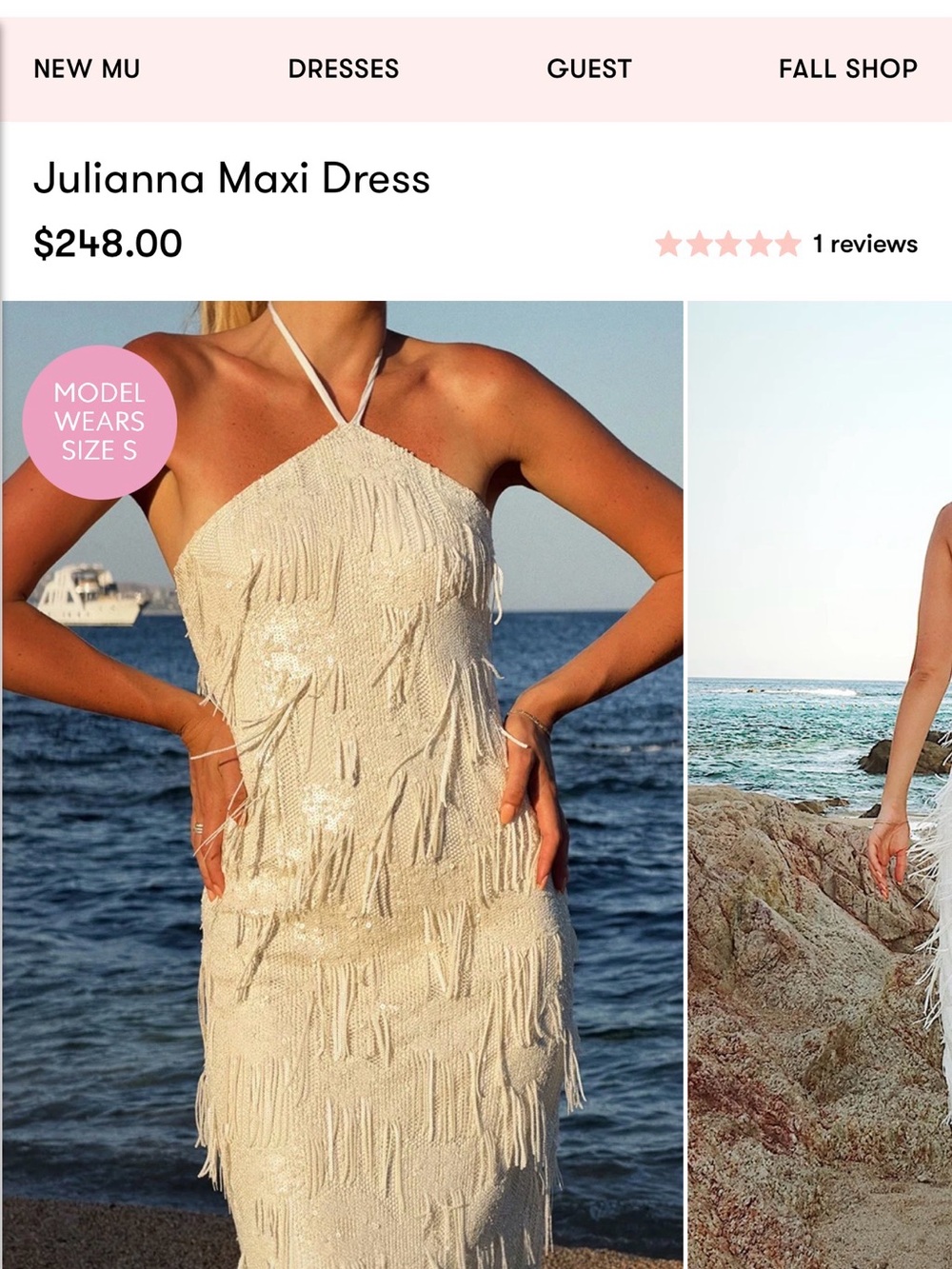 Show Me Your MuMu Julianna Maxi Dress in Cream